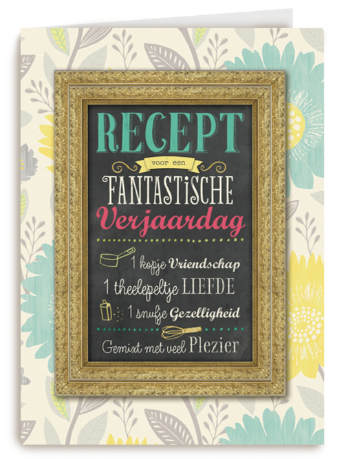 Verjaardagskaart Hallmark | Ombouw Recept Tekst