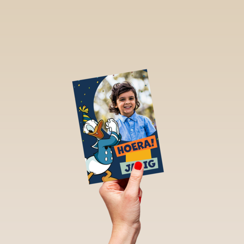 Donald Duck verjaardag fotokaart