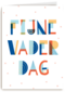 Vaderdag kaart stijlvol designs