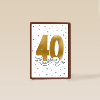 Verjaardagskaart 40 en de allerliefste
