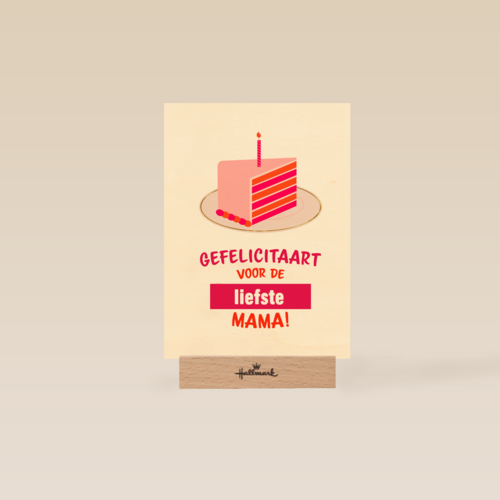 gefelicitaart voor de liefste mama