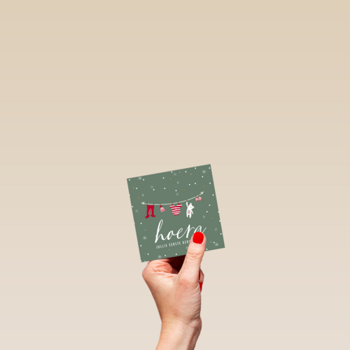 Hoera jullie eerste Kerst samen