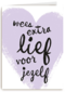 sterktekaart wees extra lief voor jezelf