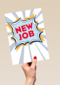 nieuwe baan kaart new job