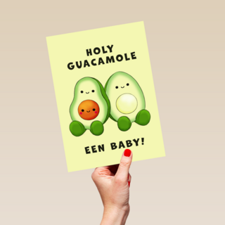 Zwangerschap kaart holy guacamole