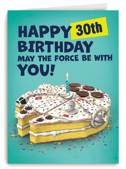 Millenium Falcon cake Star Wars