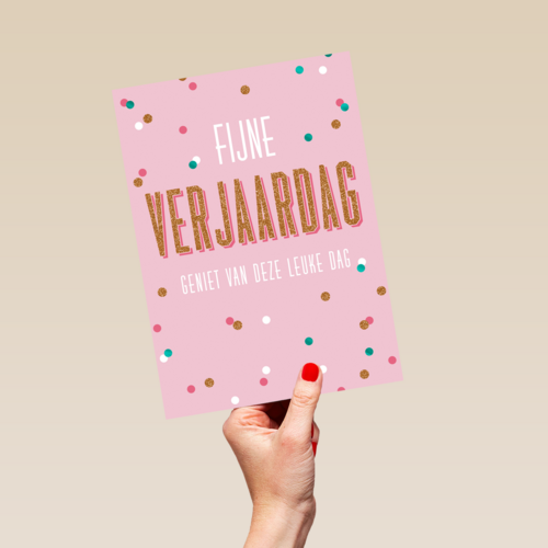 verjaardag kaart vrouw fijne verjaardag geniet van deze leuke dag