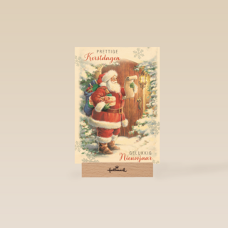 kerstkaart prettige kerstdagen en gelukkig nieuwjaar