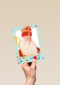 Sinterklaaskaart Groetjes van de Sint blauw kader