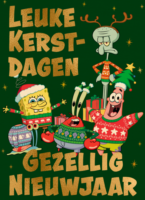 Spongebob Squarepants Leuke kerstdagen
