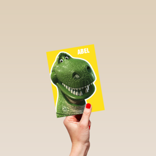 Toy Story verjaardagskaart Rex