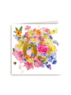 Kaart flowers by Marjolein Bastin 65 jaar