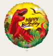 Ballon Happy Birthday Dinosaurus Multi