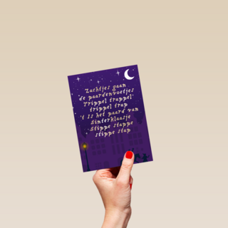 sinterklaaskaart gedicht trippeltrap