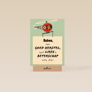 Hopelijk krik je gauw weer op