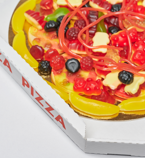 Pizza van Snoep
