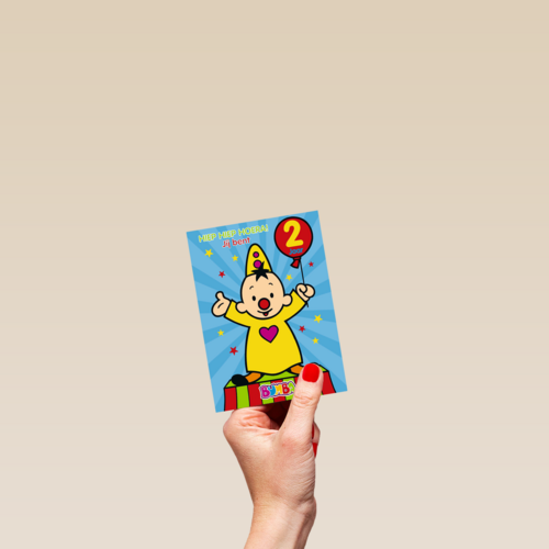 bumba met ballon twee jaar