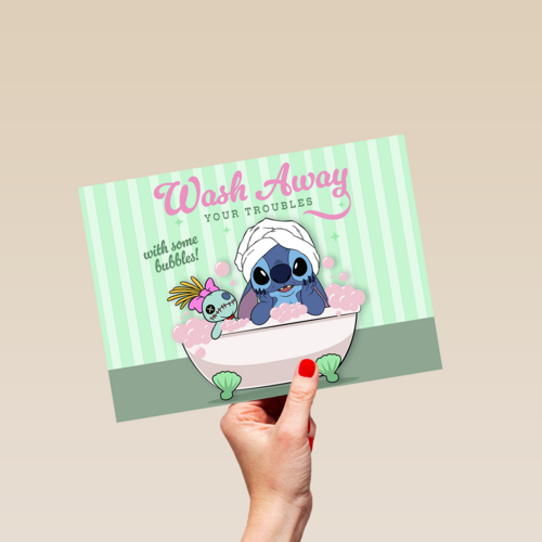 Stitch Wash away your troubles