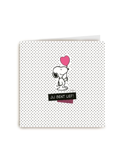 snoopy vindt je lief