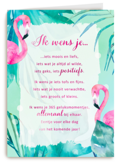 Verjaardagskaart vrouw klassiek Ik wens je More than Words