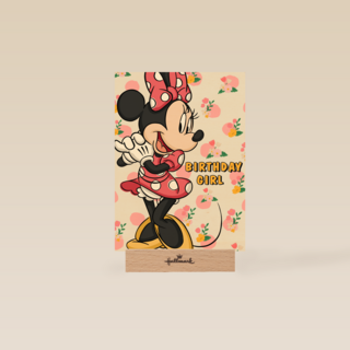 Verjaardagskaart Minnie Mouse Birthday Girl