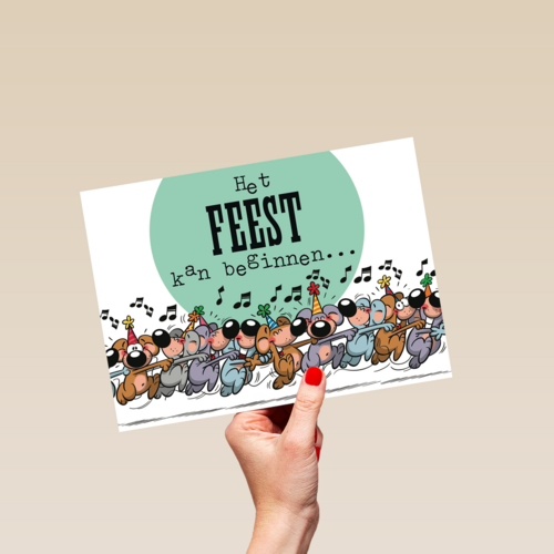 funny mail het feest kan beginnen