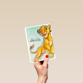 Simba verjaardagskaart you are special