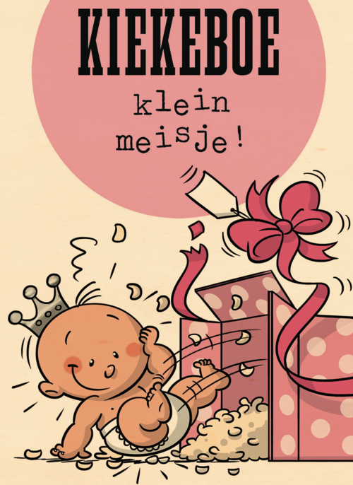 funny mail kiekeboe kleine meisje