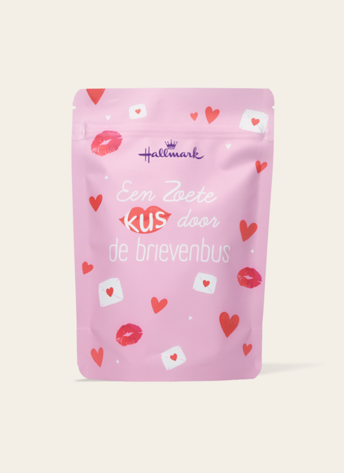 Brievenbus Snoep Een Zoete Kus Door De Brievenbus Cadeau Snoep |