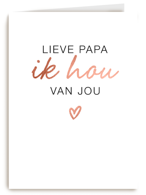 Kaart Hallmark | Vaderdag | Vaderdag Kaart Hip Lieve Papa Ik Hou Van Jou