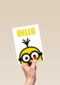 verjaardagskaart minions bello ogen