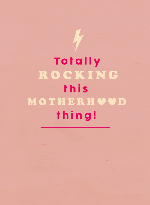 Houten Kaart Moederdag | Houten Kaart Hallmark | Moederdag | Moederdag Kaart Hip Totally Rocking This Moederhood Thing