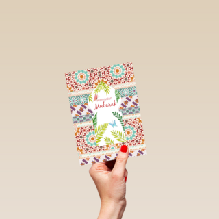eid mubarak kaart ramadan mubarak