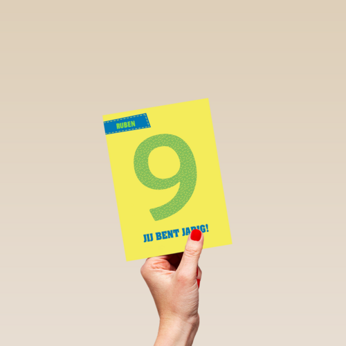 9 jaar gefeliciteerd