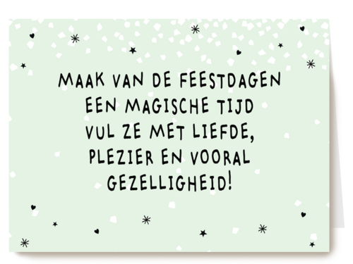 maak van de feestdagen een magische tijd