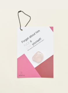 Rockstyle Giftbag Rozenkwarts - Forget About Him