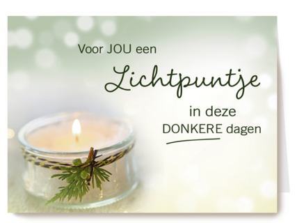 een lichtpuntje in deze donkere dagen