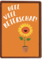 heel veel beterschap zingt de zonnebloem