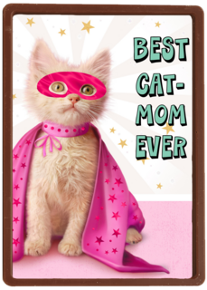 moederdagkaart humor best kat mom ever