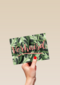 botanical kaart met bladeren en het woord verhuisd