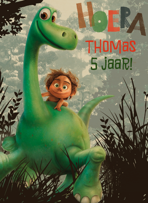 een dino hoera