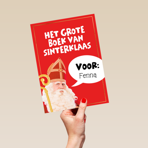 Sinterklaaskaart Het grote boek van Sinterklaas
