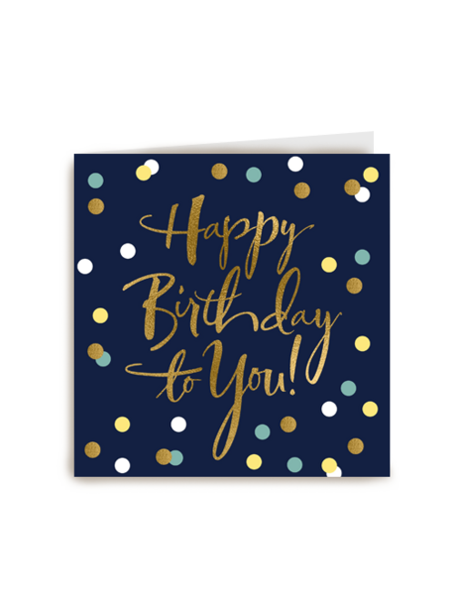 happy birthday classic confetti