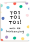 Gezakt kaart toi toi toi met de herkansing