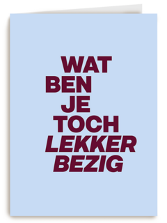 goed gedaan kaart andc wat ben je toch lekker bezig