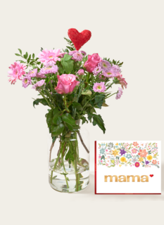 Moederdag Boeket Elizabeth met Merci Mama