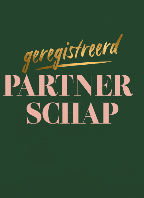 Houten Kaart Huwelijksjubileum | Houten Kaart Hallmark | Huwelijksjubileum | Love Story Geregistreerd Partnerschap