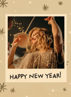 nieuwjaar fotokaart sterren