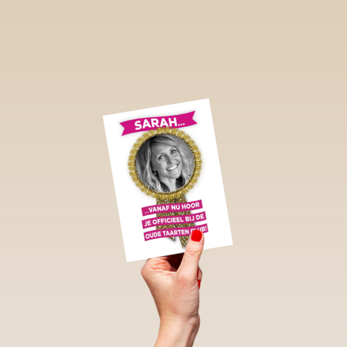 sarah een mooie medaille