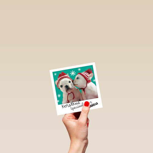 kerstkaart kerstkus speciaal voor